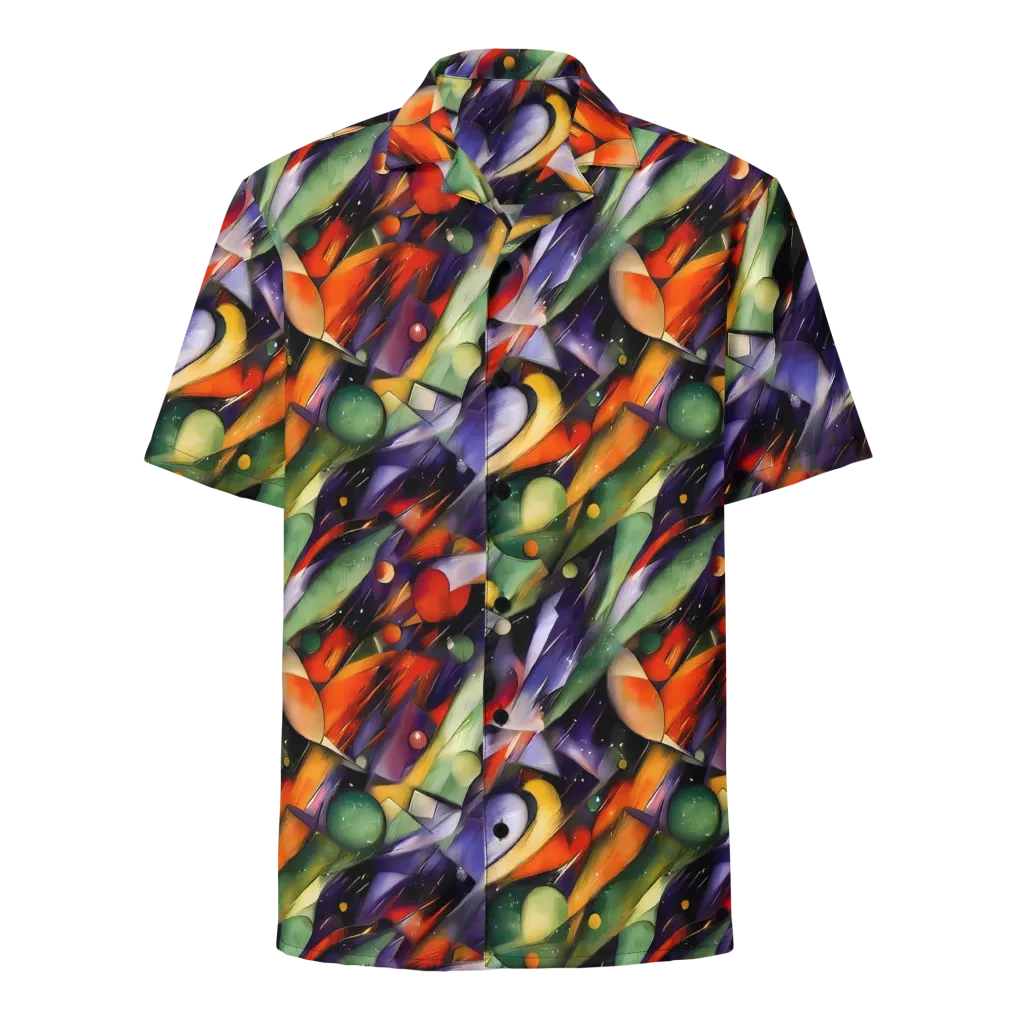 The Painted Pulse on Button Shirt — Front