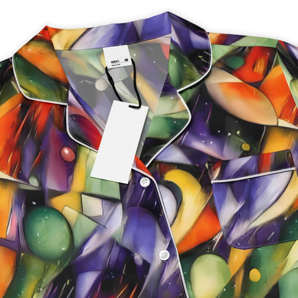 The Painted Pulse on Women's Short Sleeve Pajama Top — Product details