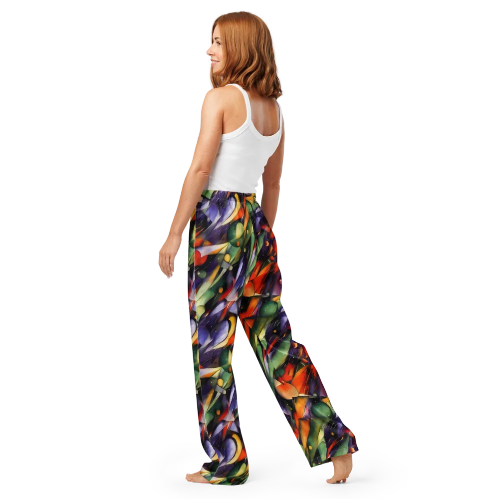 The Painted Pulse on Women's Pajama Pants — Back