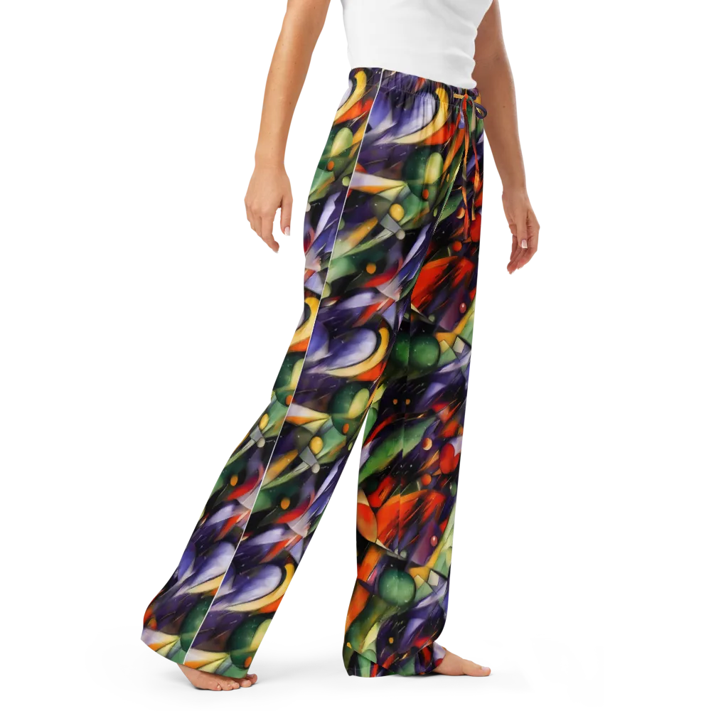 The Painted Pulse on Women's Pajama Pants — Right Front