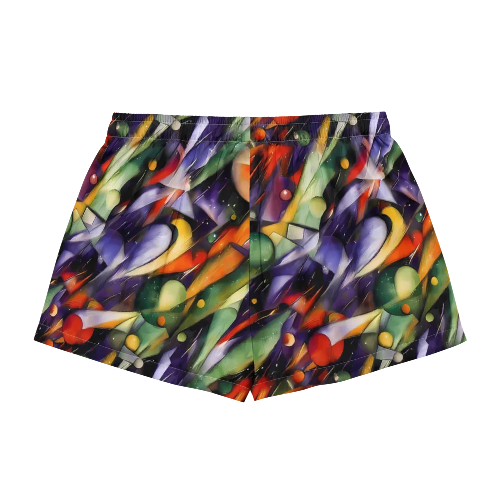The Painted Pulse on Women's Pajama Shorts — Back
