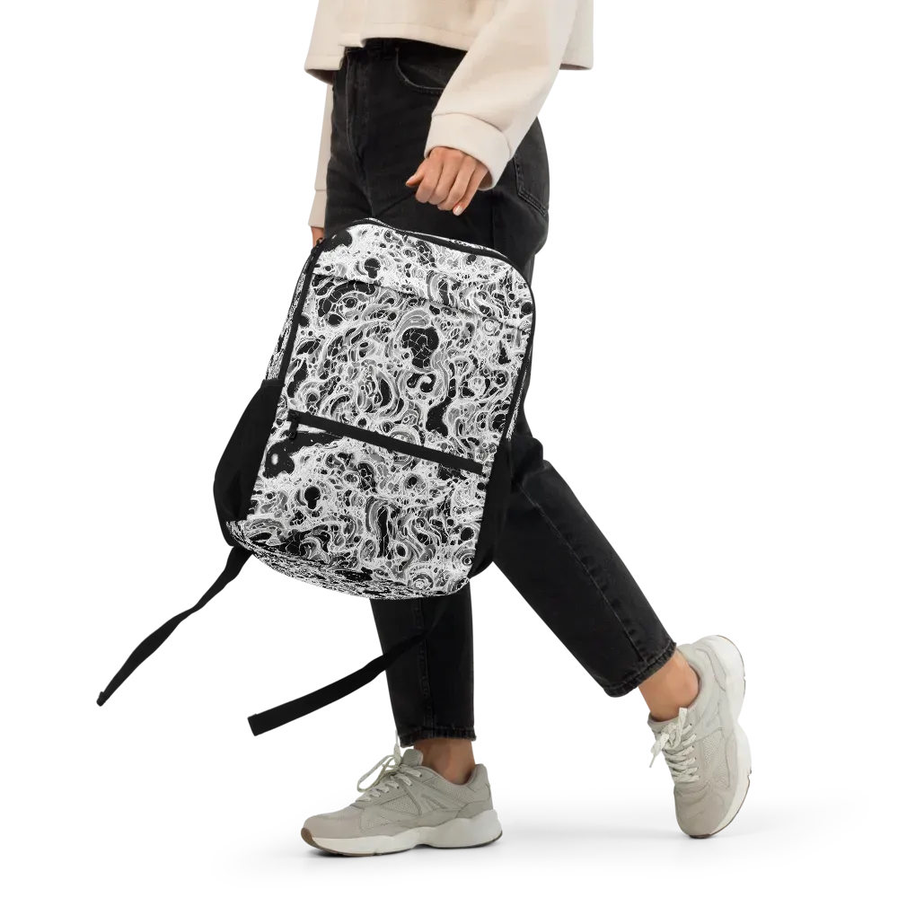 Obsidian Lace on Utility Backpack — Front