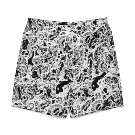 Obsidian Lace on a Men's Board Shorts