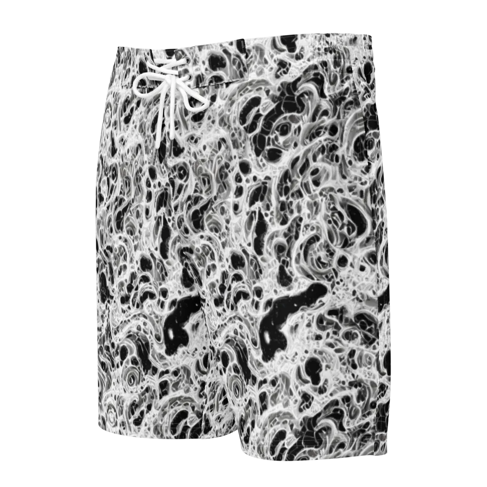 Obsidian Lace on Men's Board Shorts — Front