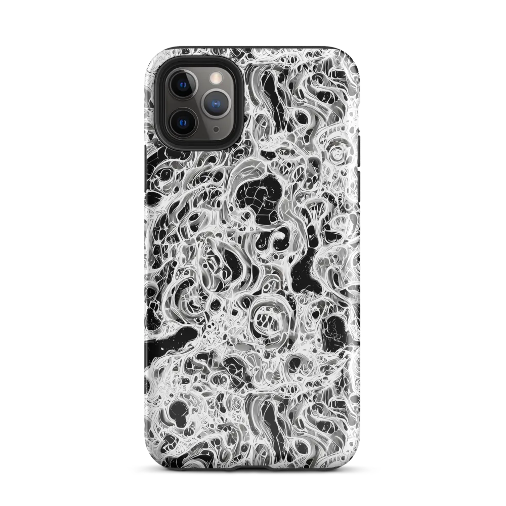 Obsidian Lace on Tough Case for iPhone® — Front
