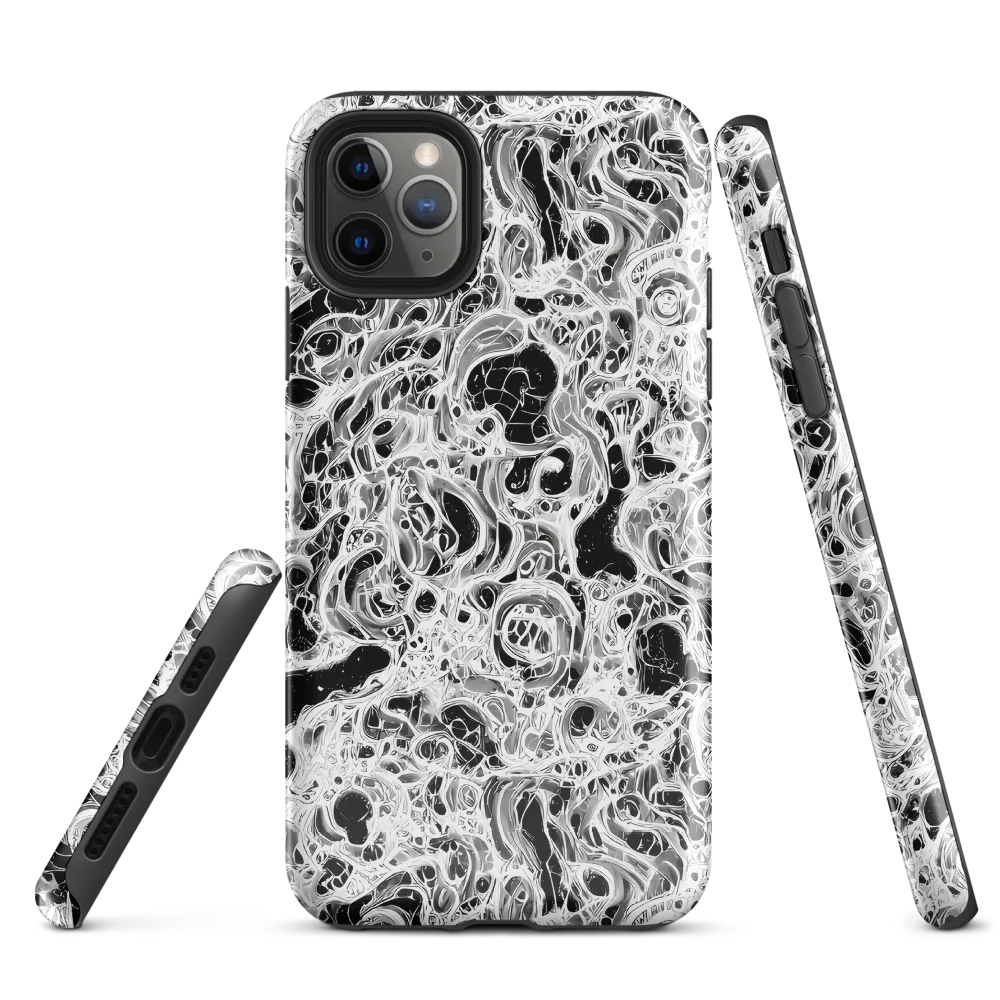 Obsidian Lace on Tough Case for iPhone® — Front