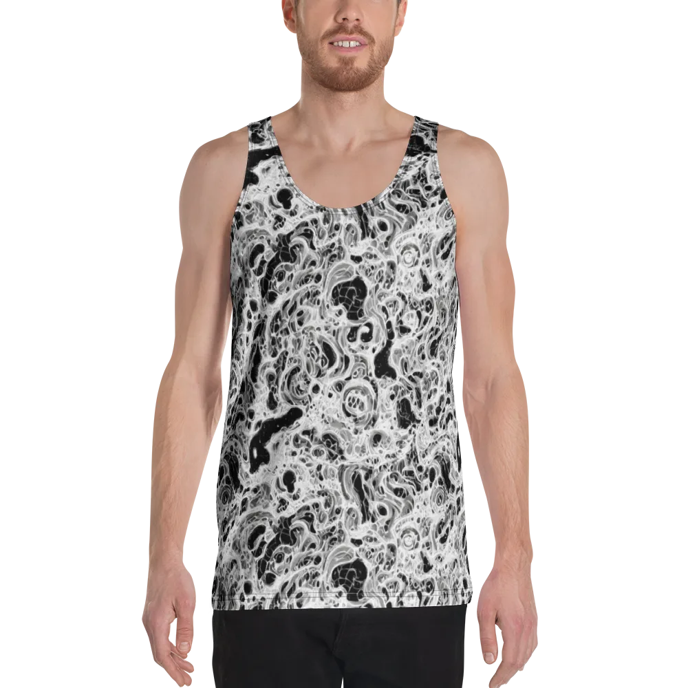 Obsidian Lace on Men's Tank Top — Front