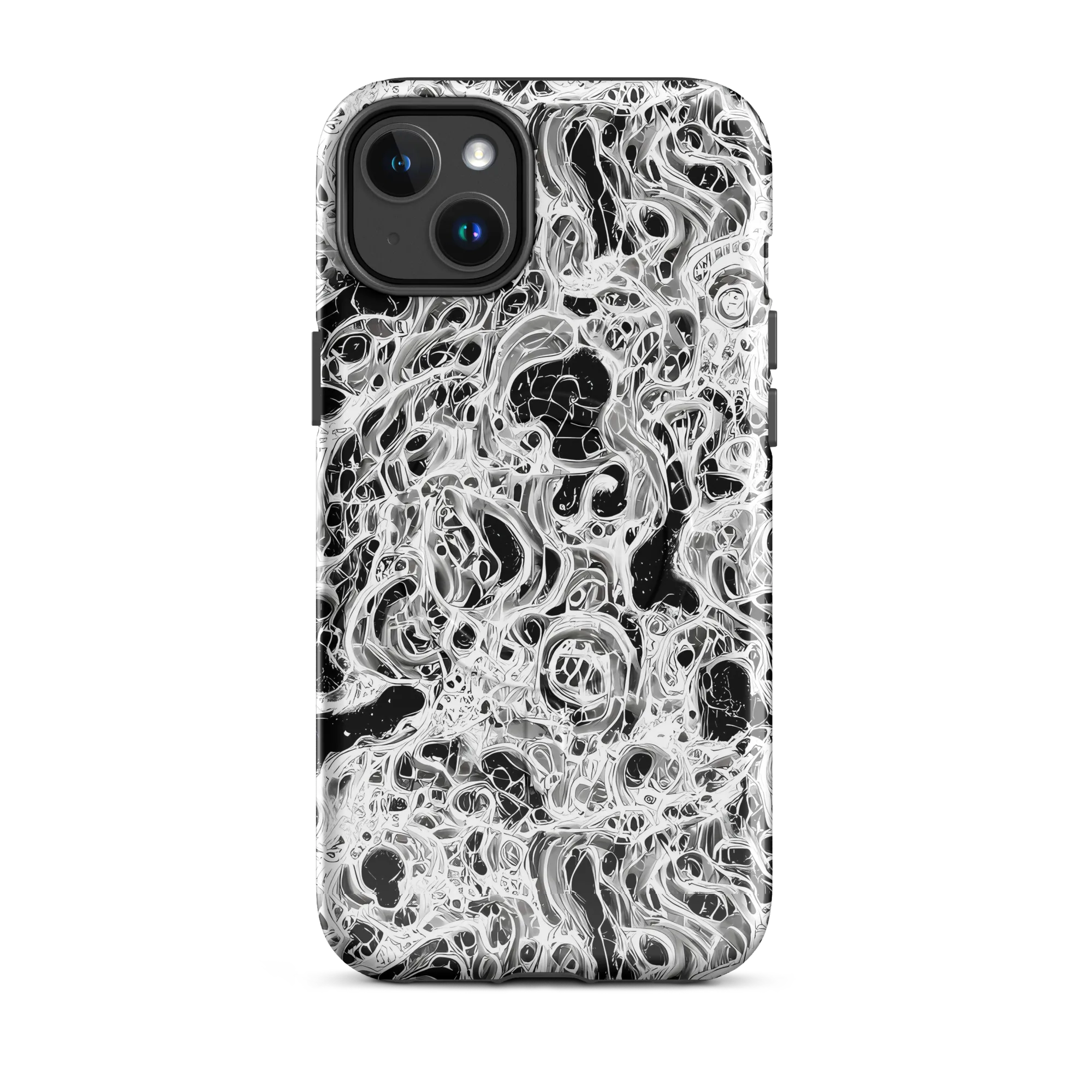 Obsidian Lace on MagSafe Tough Case for iPhone® — Front