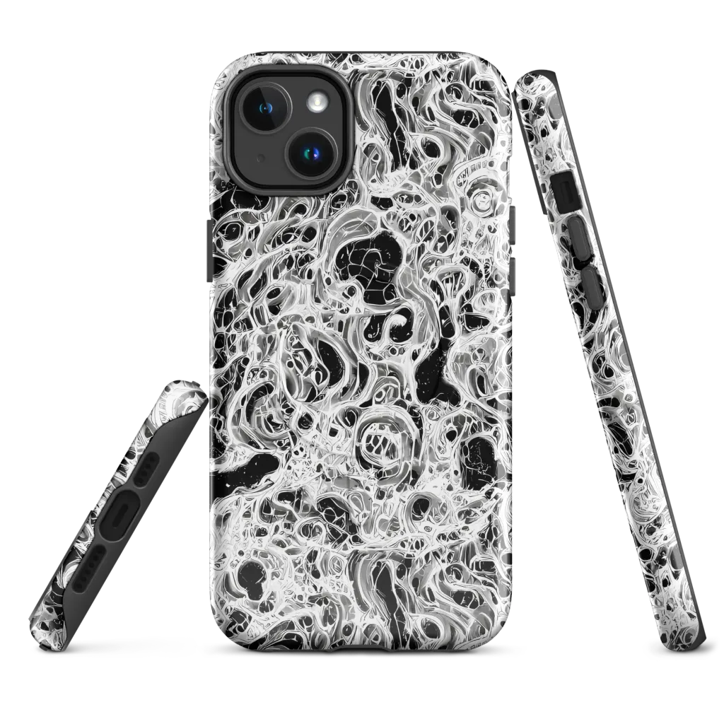 Obsidian Lace on MagSafe Tough Case for iPhone® — Front