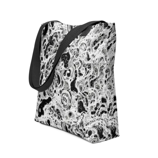 Obsidian Lace on a Tote Bag