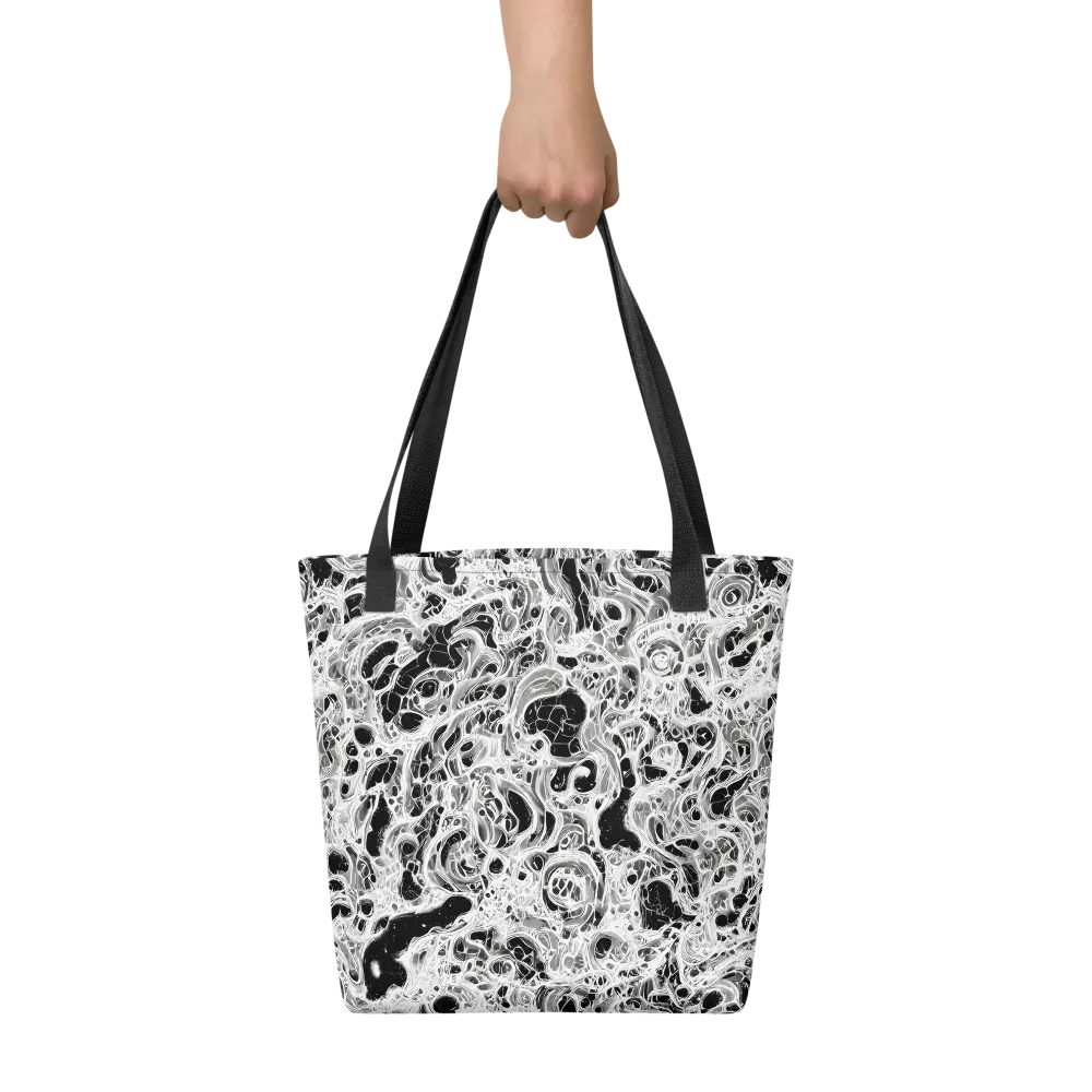 Obsidian Lace on Tote Bag — Front