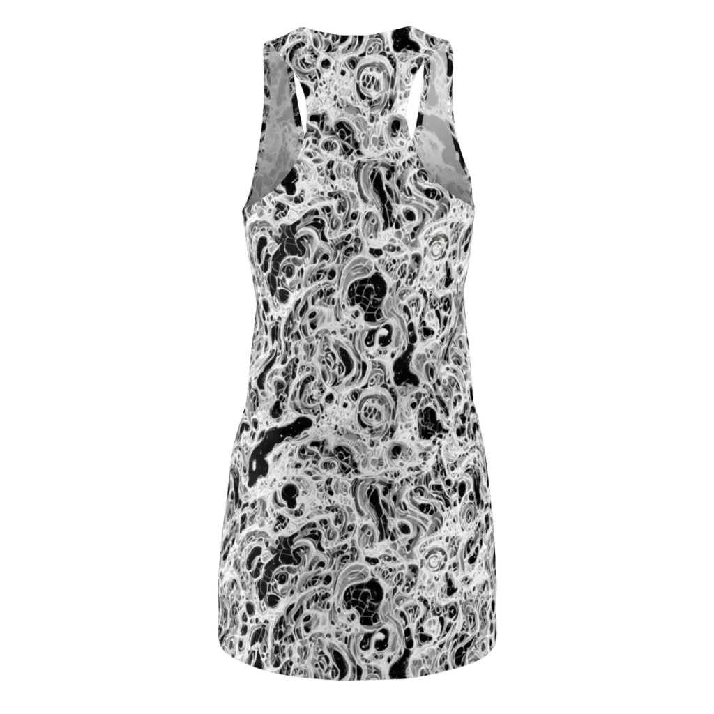 Obsidian Lace on Racerback Dress — Back