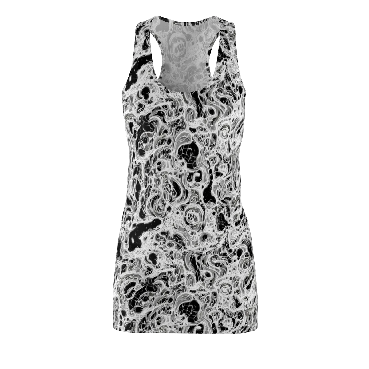 Obsidian Lace on Racerback Dress — Front