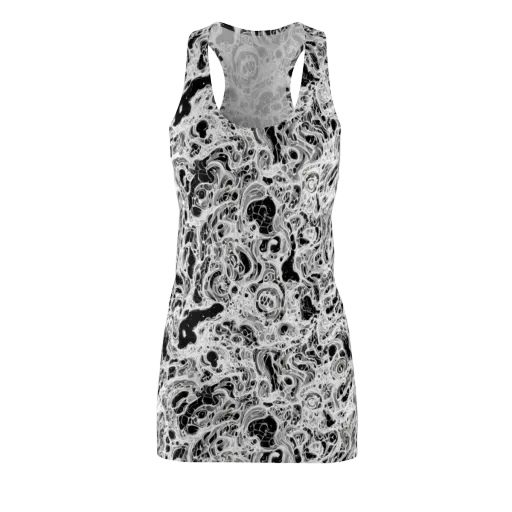 Obsidian Lace on a Racerback Dress