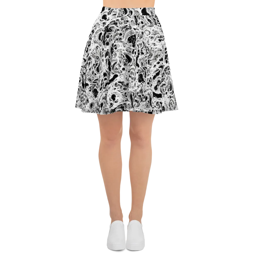 Obsidian Lace on Skater Skirt — Front
