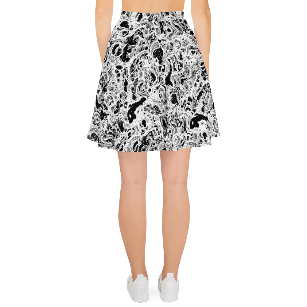 Obsidian Lace on Skater Skirt — Back