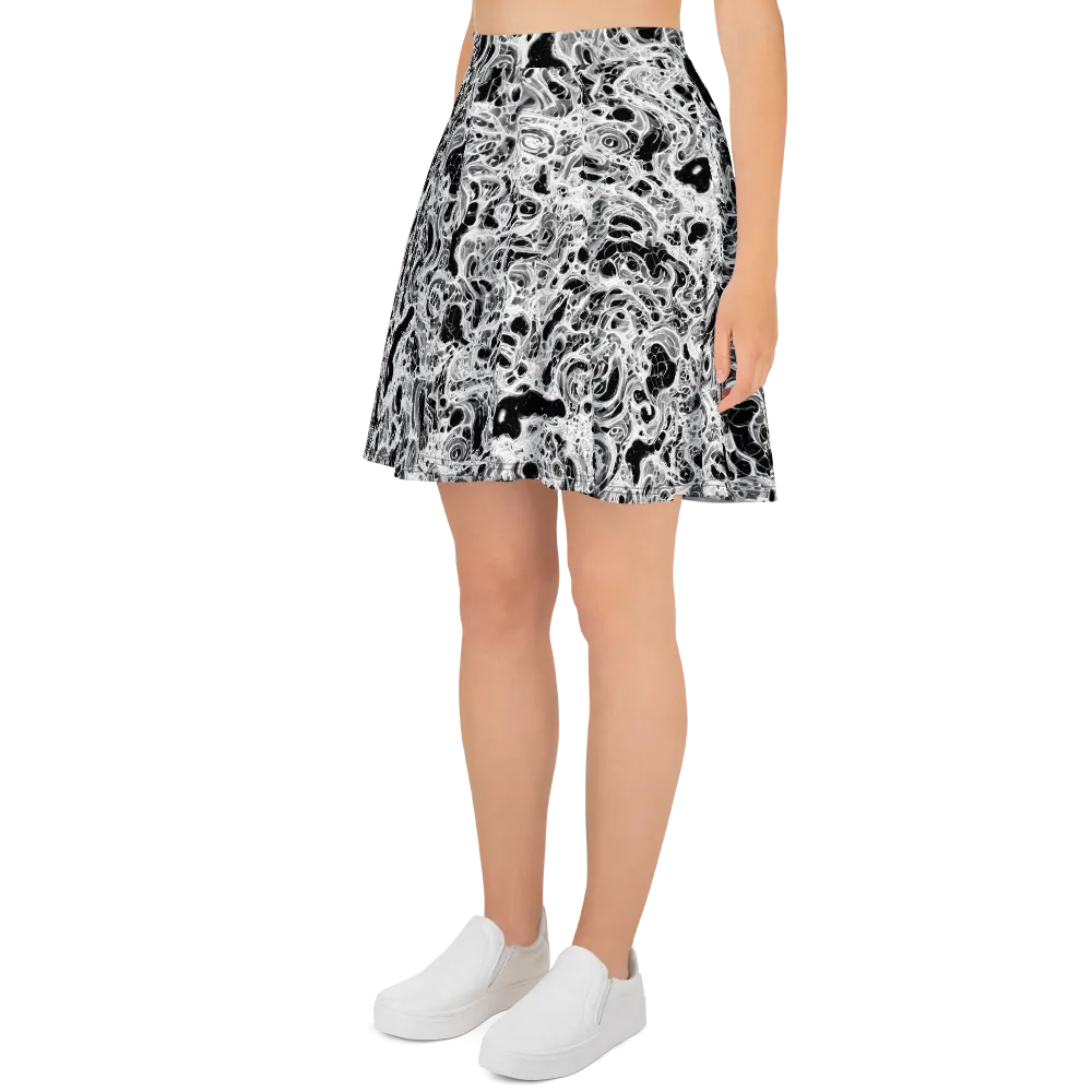 Obsidian Lace on Skater Skirt — Left