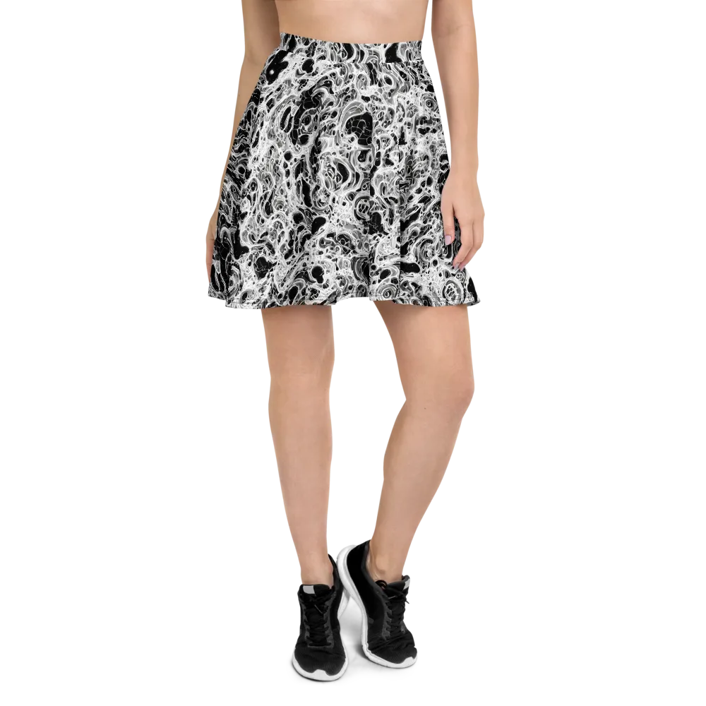 Obsidian Lace on Skater Skirt — Front