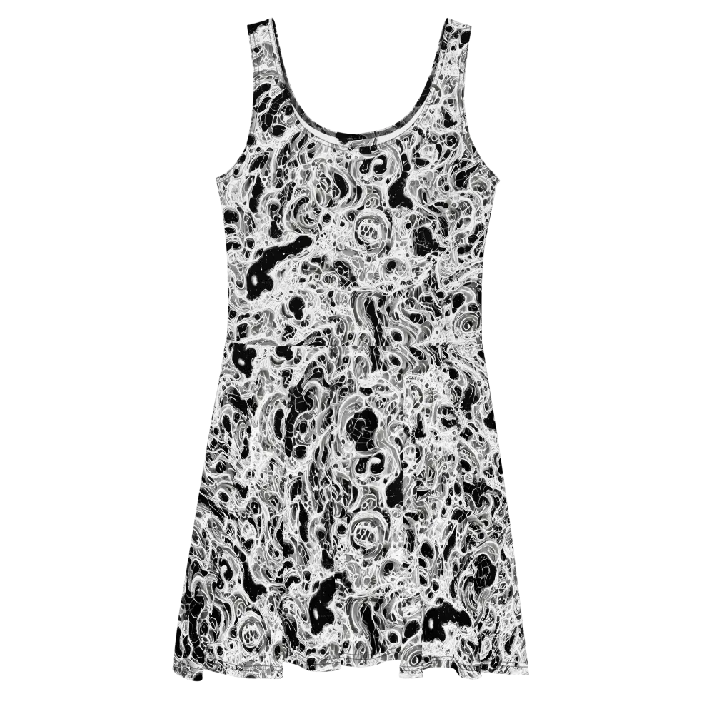 Obsidian Lace on Skater Dress — Front
