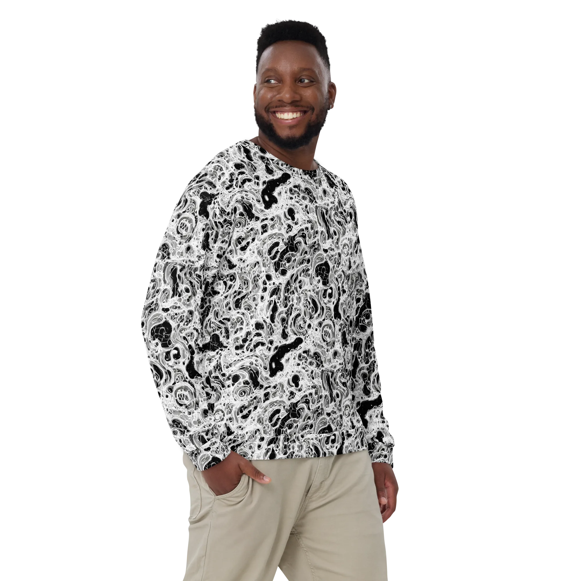 Obsidian Lace on Sweatshirt — Front
