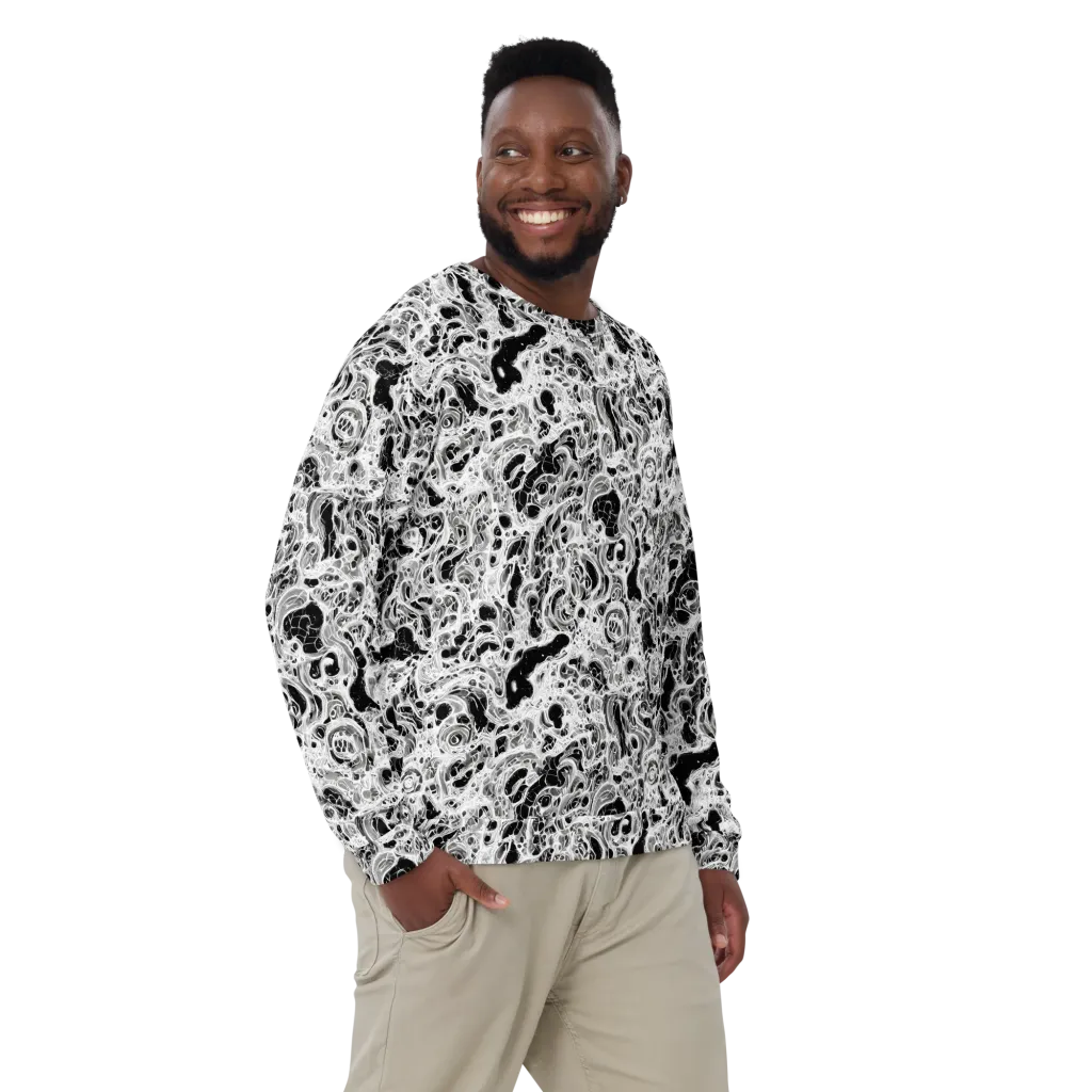 Obsidian Lace on Sweatshirt — Front