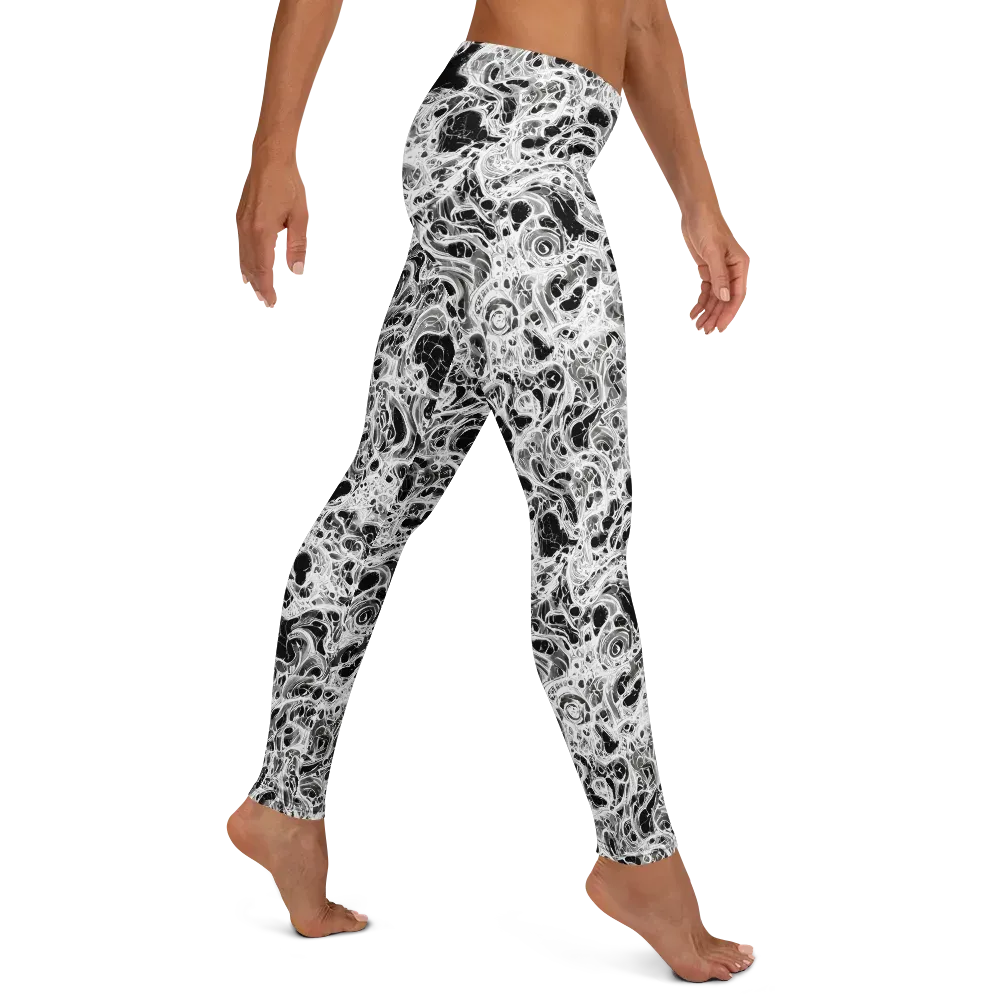 Obsidian Lace on Leggings — Right