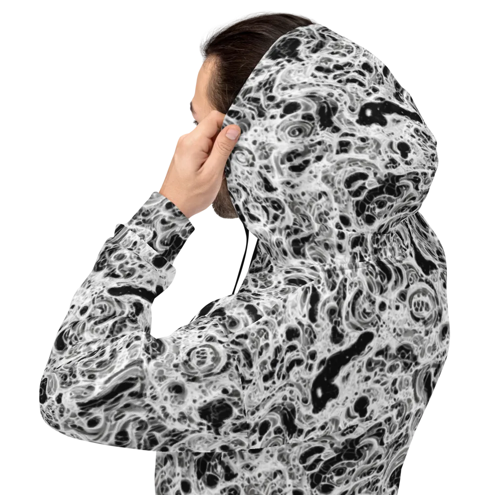 Obsidian Lace on Hoodie — Back