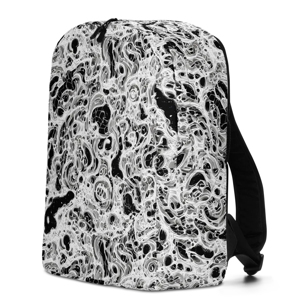 Obsidian Lace on Minimalist Backpack — Left
