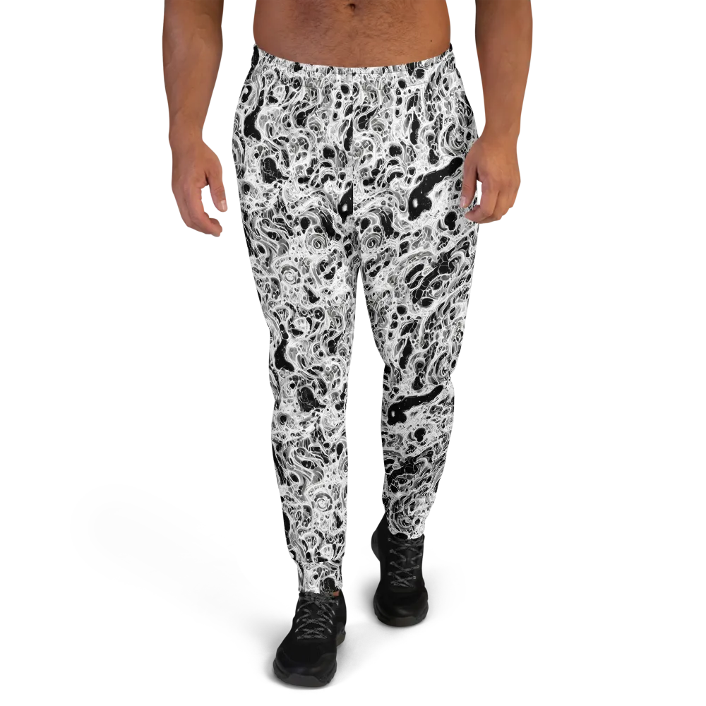 Obsidian Lace on Men's Joggers — Front