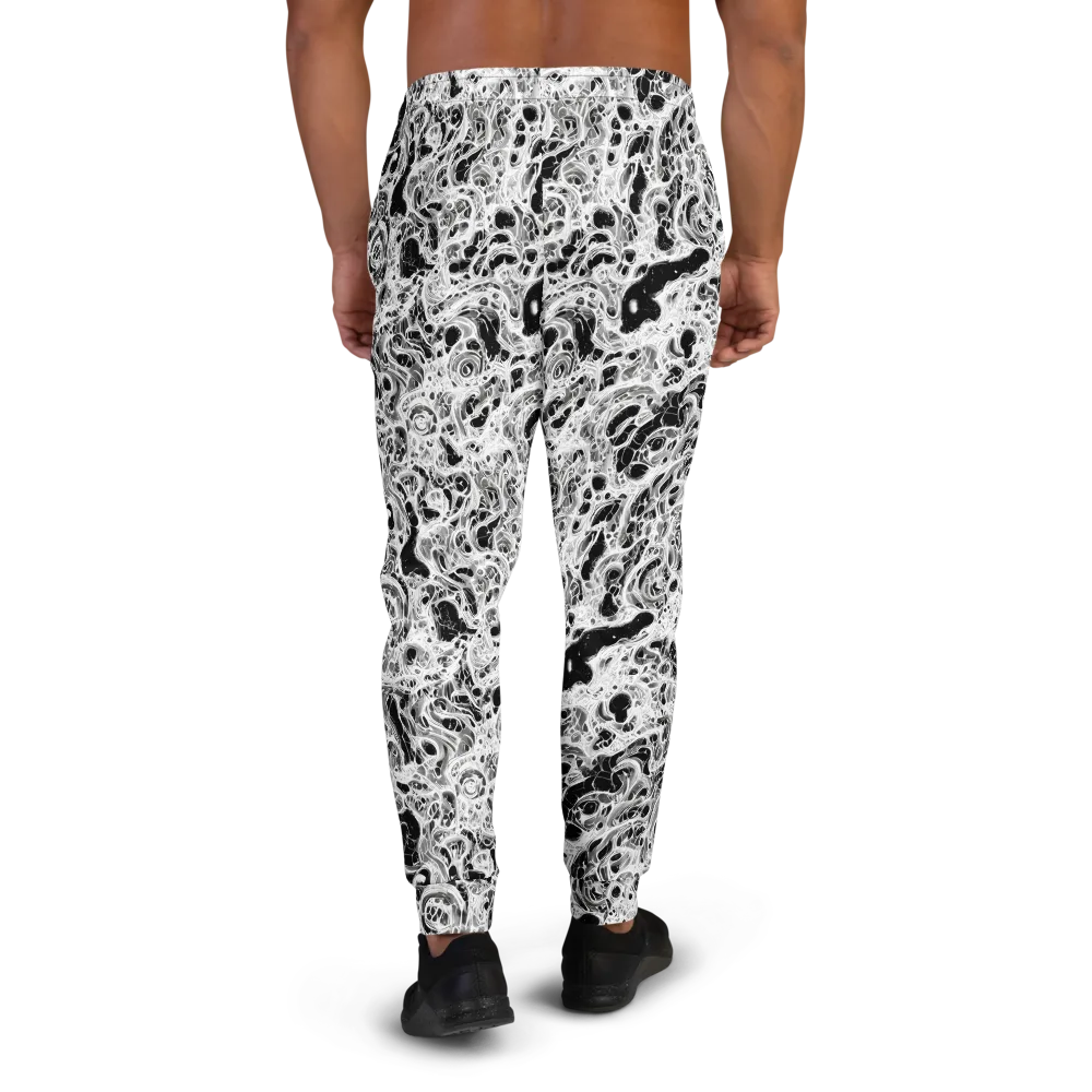 Obsidian Lace on Men's Joggers — Back