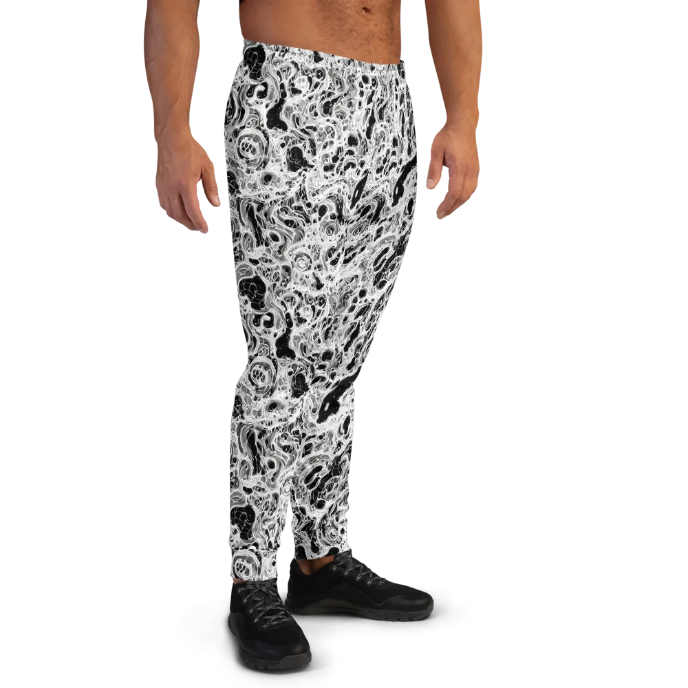 Obsidian Lace on Men's Joggers — Right