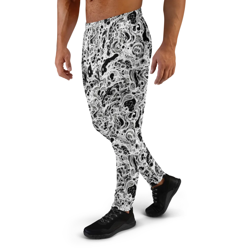 Obsidian Lace on Men's Joggers — Left