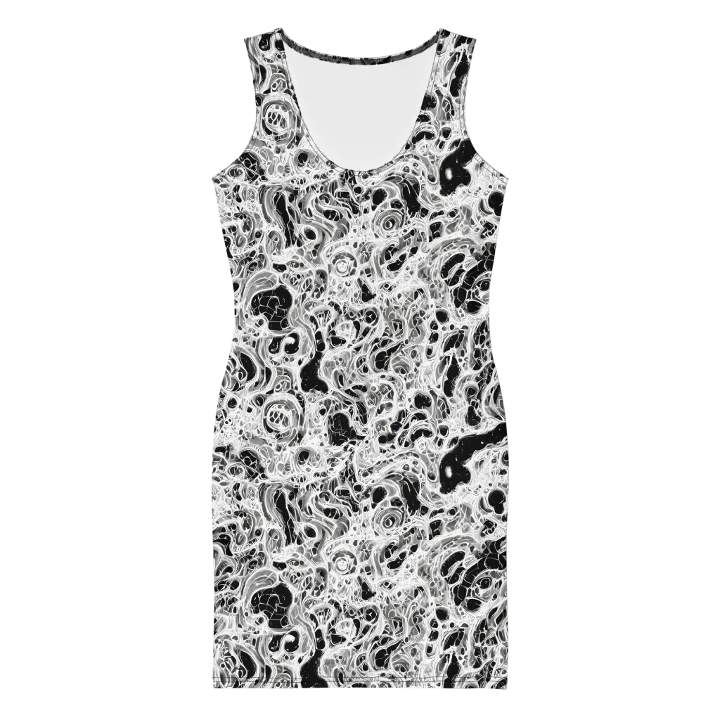 Obsidian Lace on Bodycon Dress — Front