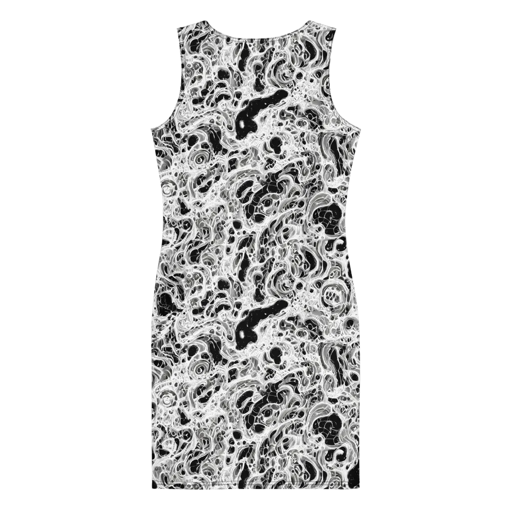 Obsidian Lace on Bodycon Dress — Back