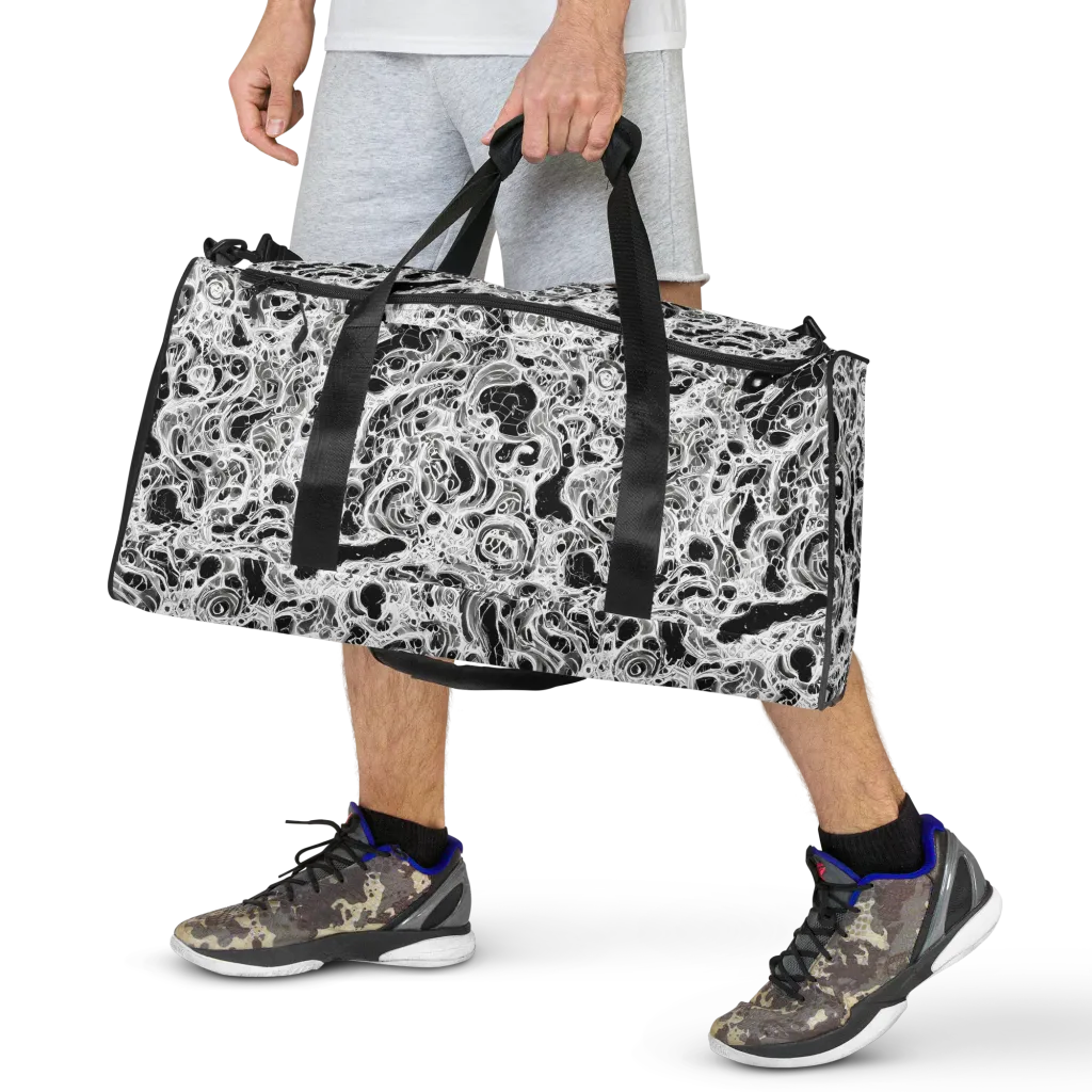 Obsidian Lace on Duffle Bag — Front