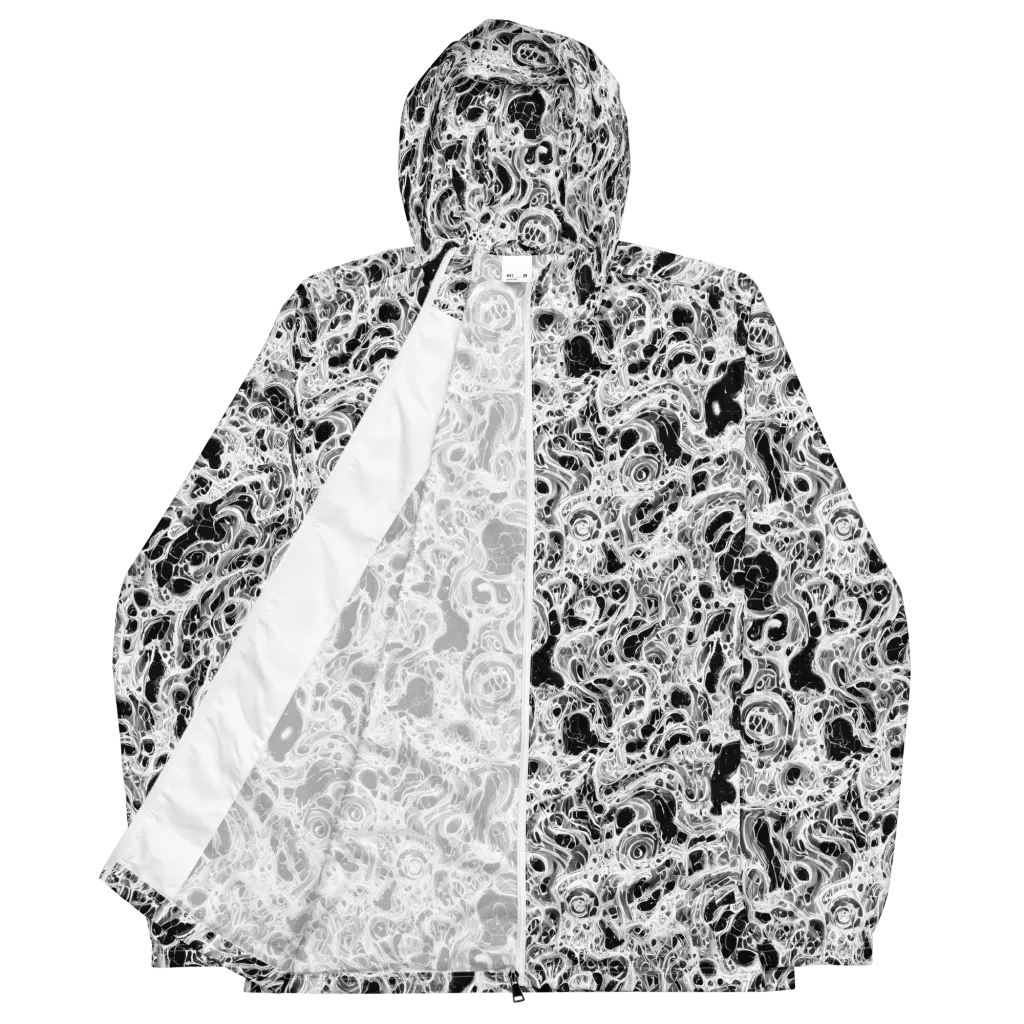 Obsidian Lace on Men's Windbreaker — Front
