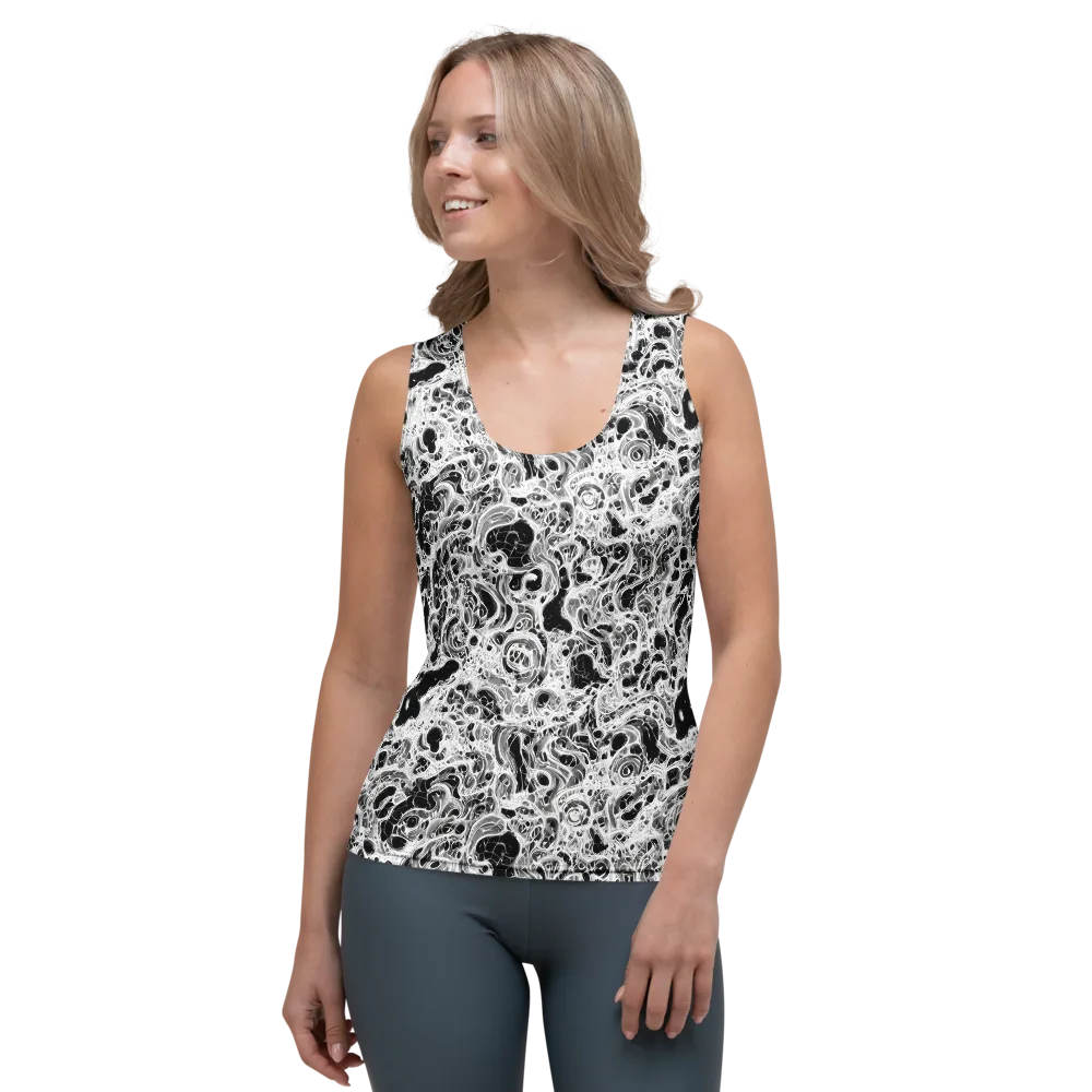 Obsidian Lace on Women's Tank Top — Front