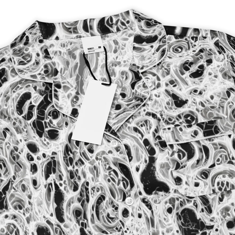 Obsidian Lace on Women's Short Sleeve Pajama Top — Product details