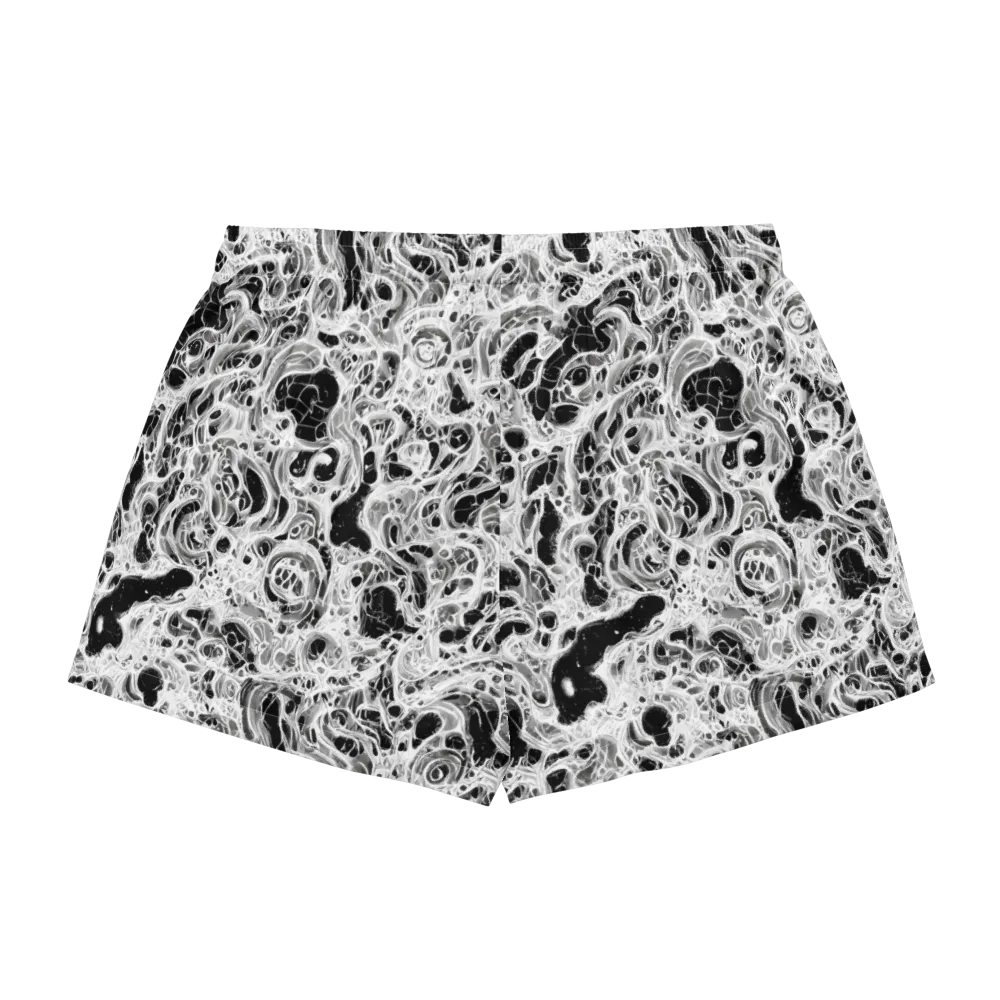 Obsidian Lace on Women's Pajama Shorts — Back
