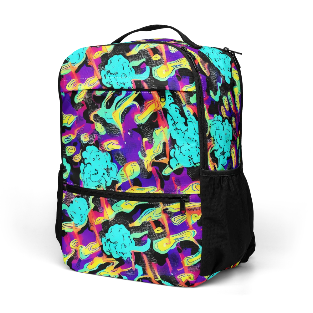 Liquid Firefly on Utility Backpack — Left Front