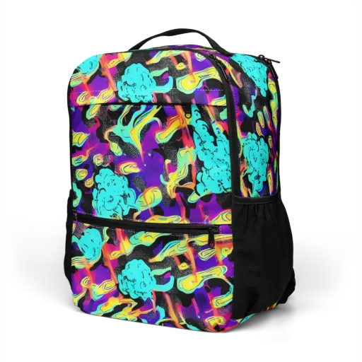 Liquid Firefly on a Utility Backpack