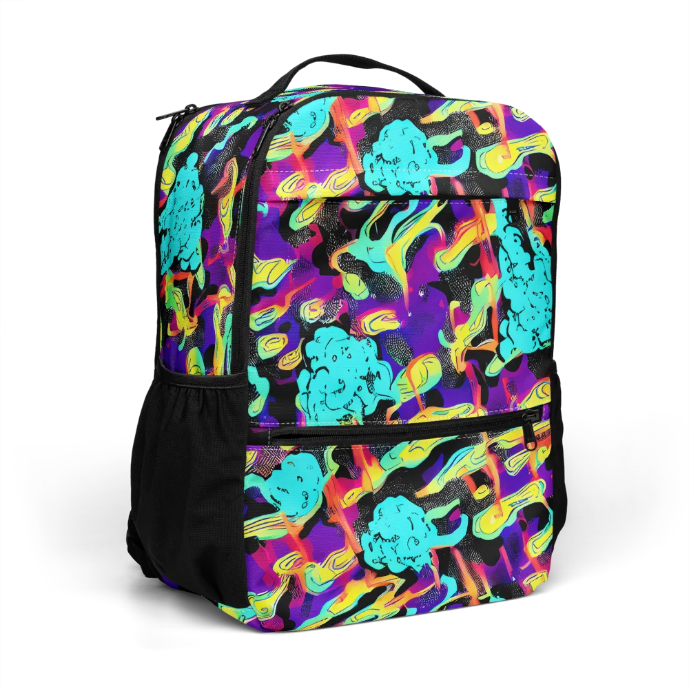 Liquid Firefly on Utility Backpack — Right Front