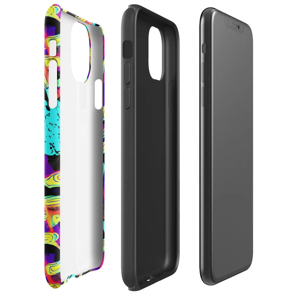 Liquid Firefly on Tough Case for iPhone® — Right