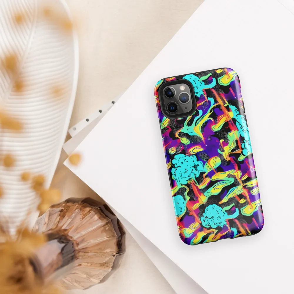 Liquid Firefly on Tough Case for iPhone® — Front