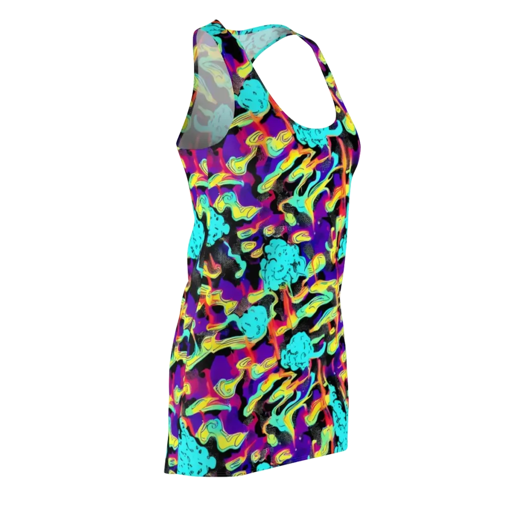 Liquid Firefly on Racerback Dress — Front Side