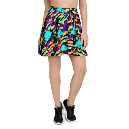 Liquid Firefly on a Skater Skirt