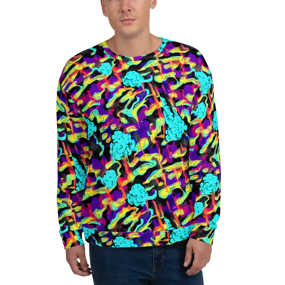 Liquid Firefly on Sweatshirt — Front