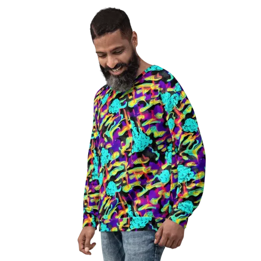 Liquid Firefly on a Sweatshirt