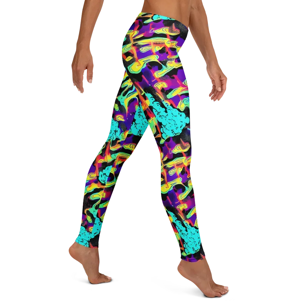 Liquid Firefly on Leggings — Right