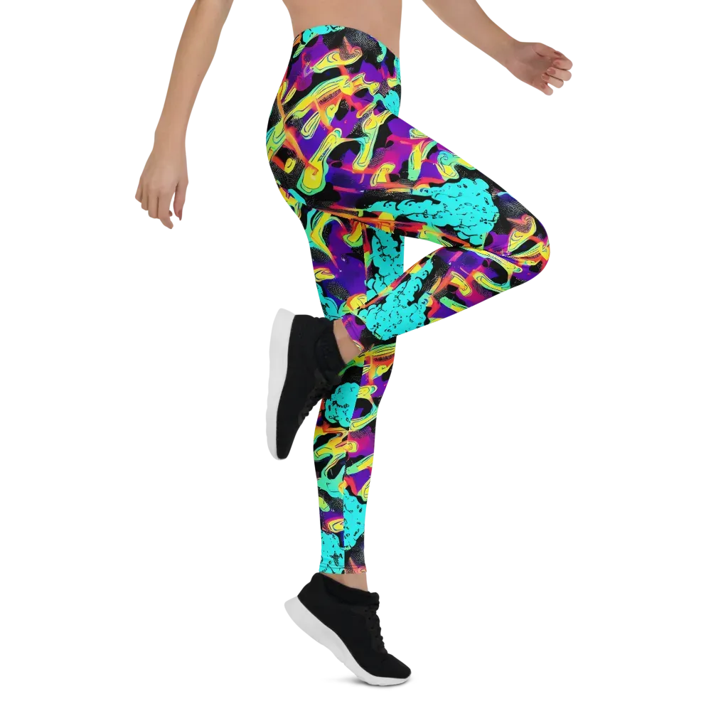 Liquid Firefly on Leggings — Right